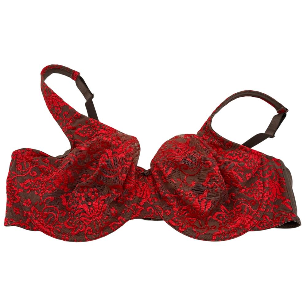 Cacique Lace Underwire Lined Bra Size 42DD